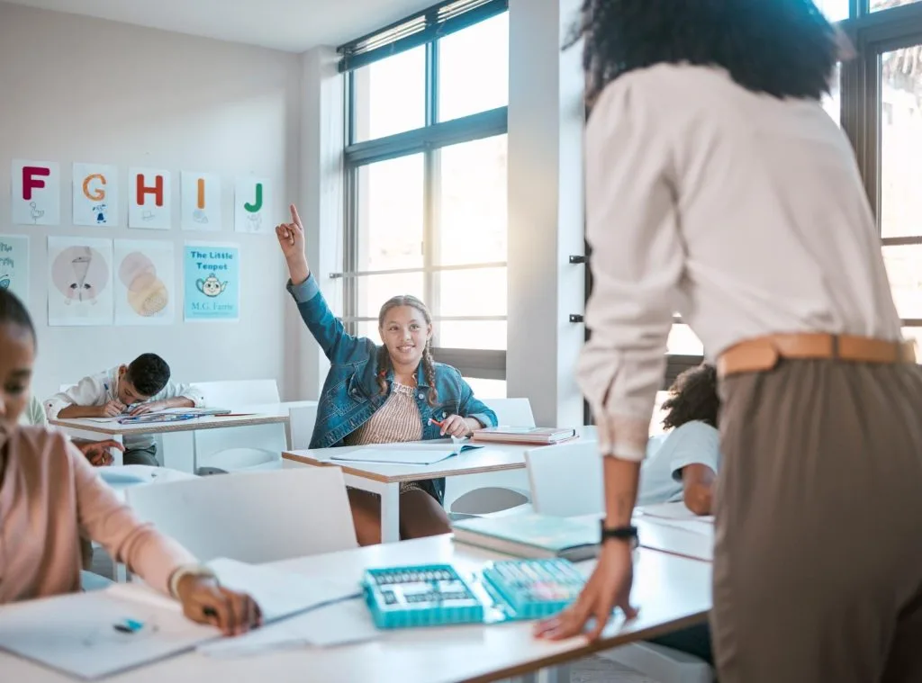 inquiry-based learning teacher asking student